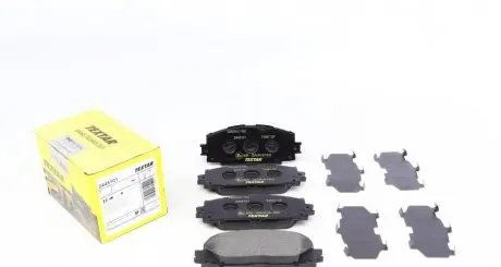 Тормозные колодки (передние) Toyota Prius 08- (Akebono) TEXTAR 2445101