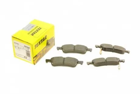 Колодки тормозные, к-кт. TEXTAR 2505401