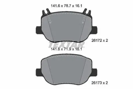 Автозапчасть TEXTAR 2617201