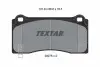 Тормозные колодки (передние) Tesla Model 3/Y 18- (с датчиком) (Brembo) Q+ TEXTAR 2627501 (фото 2)