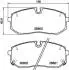 Комплект гальмівних колодок передн, HYUNDAI I20 II, I20 III 1.2-1.6 05.15- TEXTAR 2680001 (фото 1)