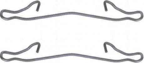Планка супорта (переднього/заднього) прижимна (к-кт) Renault/Opel/Ford/Fiat/Dacia 90- (Teves) TEXTAR 82029200 (фото 1)