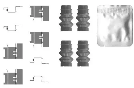 ZESTAW INST. KLOCKаW HAM. VW P. AMAROK/CALIFORNIA/CRAFTER/MULTIVAN/T6 11- TEXTAR 82556500