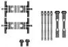 Планка суппорта (переднего) прижимная (к-кт) Ford Focus III 2.3 RS AWD 15-17 TEXTAR 82562700 (фото 1)