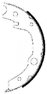 Тормозные колодки ручного тормоза TEXTAR 91063200 (фото 1)