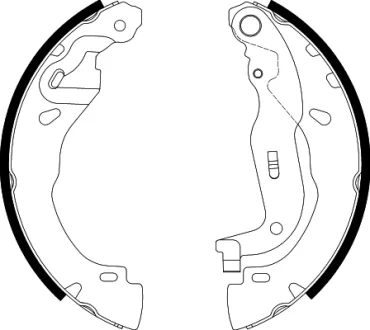 Гальмівна колодка DACIA LOGAN III, SANDERO III RENAULT CLIO V 1.0-1.6H 06.19- TEXTAR 91088500