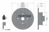 Диск тормозной (задний) VW Golf/Passat 83-02 (226x10) PRO TEXTAR 92041803 (фото 1)