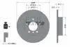 Диск тормозной BMW 3(E36)/Z3(E36) &quot;F D=286mm &quot;90-&quot;03 TEXTAR 92055503 (фото 1)