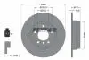 Диск тормозной BMW 5(E39) &quot;R D=298mm &quot;95-&quot;04 TEXTAR 92076603 (фото 1)