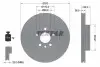 A_Диск гальмівний FORD/SEAT/VW Galaxy/Alhambra/T4 &quot;F D=313mm &quot;90-10 TEXTAR 92109905 (фото 1)