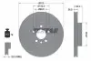 A_Диск гальмівний FORD/SEAT/VW Galaxy/Alhambra/T4 &quot;F D=313mm &quot;90-10 TEXTAR 92109905 (фото 2)