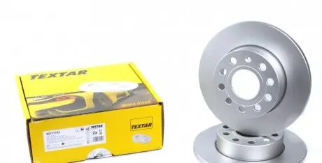 Диск гальмівний (задній) VW Caddy III 04- (256x11.9) PRO TEXTAR 92121103