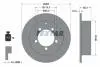 A_Диск гальмівний CHRYSLER/MITSUBISHI Sebring/Lancer/Outlander &quot;R D=262mm &quot;95-13 TEXTAR 92136103 (фото 1)