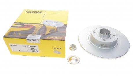 Диск тормозной (задний) Renault Scenic II 03-(270х10) (+ABS) (с подшипником)) PRO TEXTAR 92154503