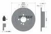 Диск тормозной MINI Mini(R50,R57) &quot;R D=259mm &quot;01-15 TEXTAR 92175003 (фото 2)