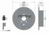 Диск гальмівний (задній) Subaru Forester 08-/Impreza 08-/Outback 08- (286x10) TEXTAR 92200000 (фото 1)