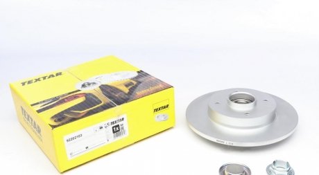 Диск тормозной (задний) Citroen C3/C4/Peugeot 207/307 05-(249х9) (d=30mm) (с подшипником) PRO TEXTAR 92202103 (фото 1)
