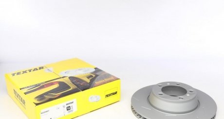 Диск тормозной (задний) Porsche Panamera 09- (L) (330x28) PRO+ (с прорезью) (легированный)) TEXTAR 92220607 (фото 1)