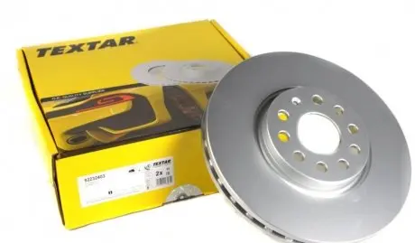 Диск гальмівний SEAT/SKODA/VW Alhambra/Kodiaq/Sharan/Tiguan "F D=314mm "10>> - заміна на T92232405 TEXTAR 92232403