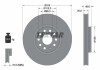 Диск тормозной SEAT/SKODA/VW Alhambra/Kodiaq/Sharan/Tiguan "F D=314mm "10>> TEXTAR 92232405 (фото 2)