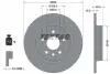 Диск тормозной (задний) Ford C-max/Focus II/Volvo C30/C70/S40/V50 04-12/V40 12-(280x10.9) PRO TEXTAR 92255603 (фото 1)
