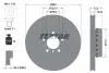 Диск тормозной (передний) BMW 1 (F20/F21)/ 3 (F30/F31)/ 4 (F36) 11- (340x30) PRO+ TEXTAR 92264925 (фото 1)