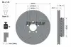 Диск тормозной (передний) BMW 3 (F30/F80)/4 (F32/F82) 11- (370x30) (с прорезью) (вент.) PRO+ TEXTAR 92265425 (фото 8)
