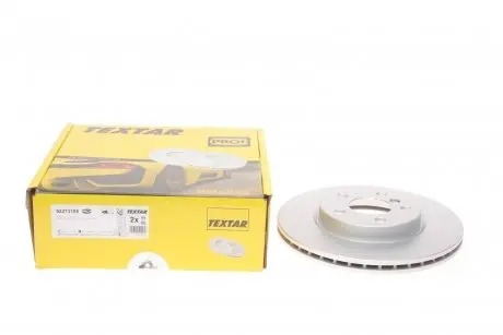 Диск тормозной (передний) BMW 2 (F45/F46) 14- (294x22) PRO+ B37/B38 TEXTAR 92273105
