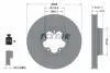 Диск тормозной FORD Transit &quot;F D=308mm &quot;13&gt;&gt; TEXTAR 92274303 (фото 1)
