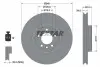 Диск тормозной (передний) Land Rover Discovery V/Range Rover IV 2.0/3.0 12- (349x34) PRO+ TEXTAR 92307605 (фото 8)