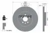 Диск тормозной (задний) Land Rover Discovery Sport 14- (325x20) PRO+ TEXTAR 92314305 (фото 1)