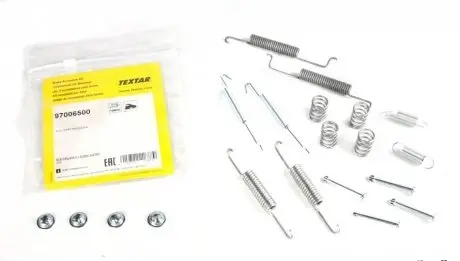 Комплект пружинок колодок ручника VW Caddy II 1.6i/19 D 96-00 TEXTAR 97006500