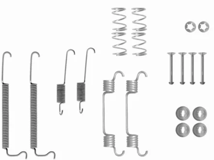 Монтажний набір гальмівної колодки (TRW) CHEVROLET SPARK 1.0-Electric 12.09- TEXTAR 97047800