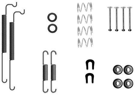 Монтажний набір гальмівної колодки CHEVROLET CRUZE 1.4-2.0D 05.09- TEXTAR 97049300