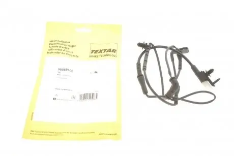 Датчик износа тормозных колодок (задних) Land Rover Range Rover Evoque 2.0/2.2D 11-19 (L=730mm) TEXTAR 98058400