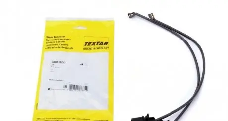 Датчик износа тормозных колодок (передних) Audi A4/A5/Q5/Q7 15- (К-кт 2шт.) L=405mm TEXTAR 98061800