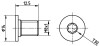 Болт, диск гальмівного механізму TEXTAR TPM0002 (фото 1)