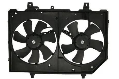 Вентилятор радіатора (з корпусом, подвійний) NISSAN X-TRAIL I 2.0/2.5 07.01-01.13 THERMOTEC D81004TT