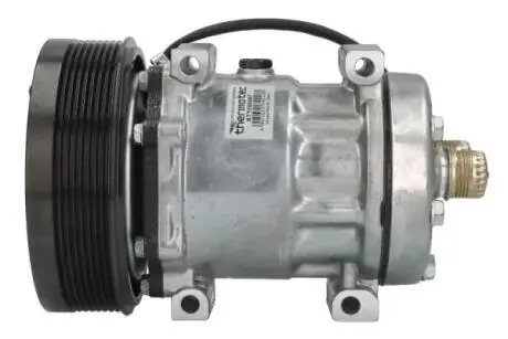 Компресор кондиціонера (R134a), CASE IH 180, 190, 200, 210, 215, 220, 225, 235, 240, 245, 250, 255, 260, 2654, 275, 280, 290, 305, 310, 315, 3154, 335, 340, 370, 380, 400, 4250, 7110, 7120, 7130 THERMOTEC KTT090067