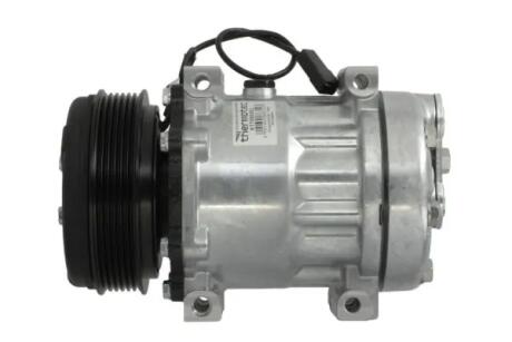 Компресор кондиціонера (R134a) MASSEY FERGUSON 5445, 5450, 5608, 5609, 5610, 5611, 5612, 5613, 6612, 6613, 6614, 6615, 6616, 7614, 7615, 7616, 7618, 7619, 7620, 7622, 7624, 7626 THERMOTEC KTT090362