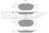 Колодки тормозные (передние) Opel Combo/Astra F 91-05/Corsa A/B 82-00/Vectra A 88-95/Daewoo Lanos 97 TOMEX TX1049 (фото 1)