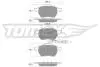Колодки тормозные (передние) Audi A3/TT/Seat Leon/Skoda Octavia/VW Golf 96-10/Polo 05-09 (+датчик) TOMEX TX10942 (фото 1)