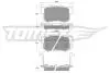 Тормозные колодки (задние) Honda Accord IV/V/Civic VI/VII/VIII TOMEX TX1100 (фото 1)