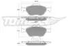 Колодки тормозні (передні) Ford Fiesta 95-10/Fusion/Ka 02-12/Puma/Mazda 121 96-03/Mazda 2 03-07 TOMEX TX1255 (фото 1)