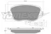 Колодки тормозные (передние) Seat Ibiza/VW Polo 01-09/Skoda Fabia 99-14/Roomster 06-15 (+датчик) TOMEX TX13591 (фото 1)
