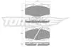 Тормозные колодки (передние) Toyota Land Cruiser 90-02 TOMEX TX1381 (фото 1)