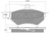 Колодки тормозные (передние) Seat Cordoba/Ibiza/VW Caddy/Golf/Polo 91-04/Passat B3/B4 88-97 TOMEX TX1394 (фото 1)