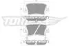 Тормозные колодки (задние) Honda Civic 1.4-2.2 05- (Lucas) Q+ TOMEX TX1453 (фото 1)