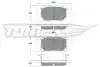 Тормозные колодки (задние) Toyota Auris/IQ/Urban Cruiser 07- (Akebono) TOMEX TX1501 (фото 1)