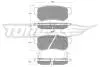 Тормозные колодки (задние) Hyundai Tucson 2.0 CRDi 04-10 TOMEX TX1535 (фото 1)
